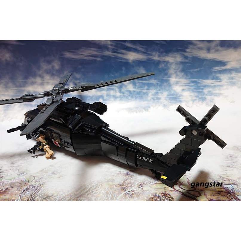 レゴ LEGO ブロック 互換 ヘリコプター UH-60 ブラックホーク 多目的 