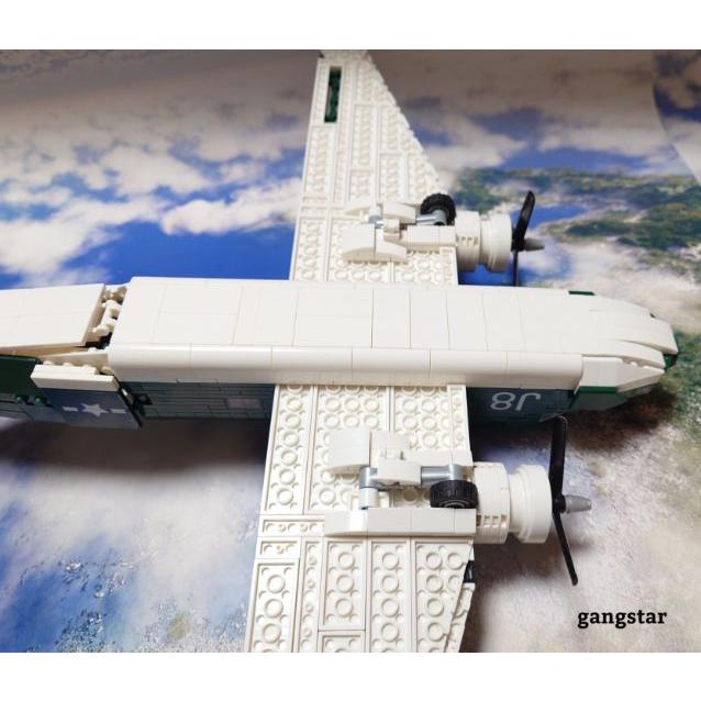 ブロック 互換品 シャトル輸送機 レゴ LEGO ブロック 互換 飛行機 軍用機 アメリカ USA C-47 スカイ