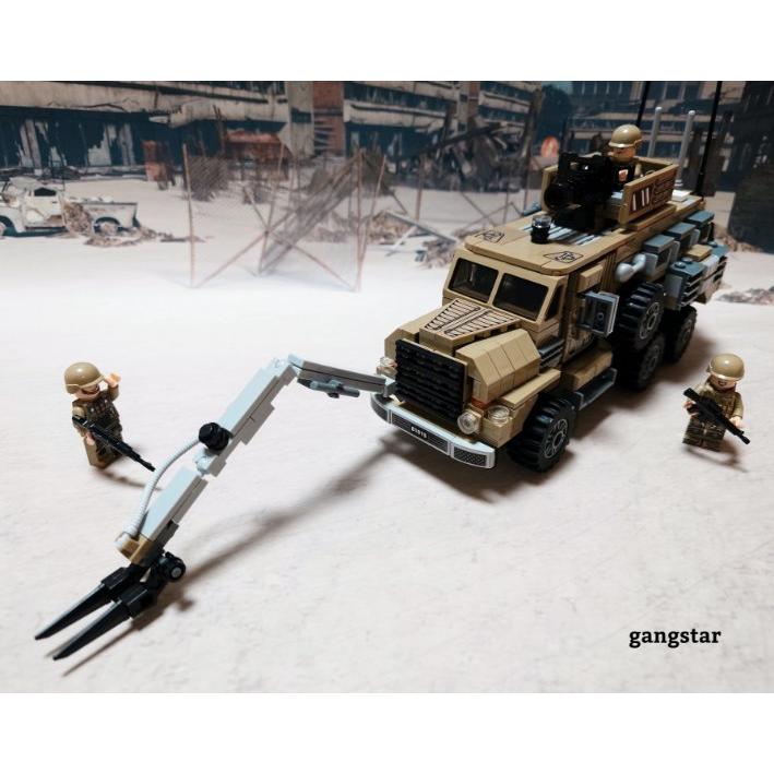 レゴ LEGO ブロック 互換 車 装甲車 アメリカ クーガーMRAP(耐地雷・伏 