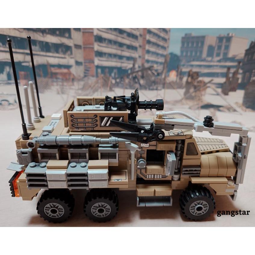 レゴ LEGO ブロック 互換 車 装甲車 アメリカ クーガーMRAP(耐地雷・伏 