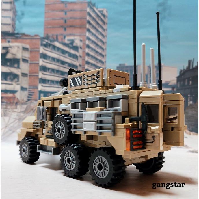 レゴ LEGO ブロック 互換 車 装甲車 アメリカ クーガーMRAP(耐地雷・伏 