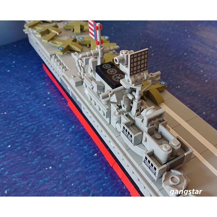 レゴ LEGO ブロック 互換 船 戦艦 空母 アメリカ軍 航空母艦ホーネット 