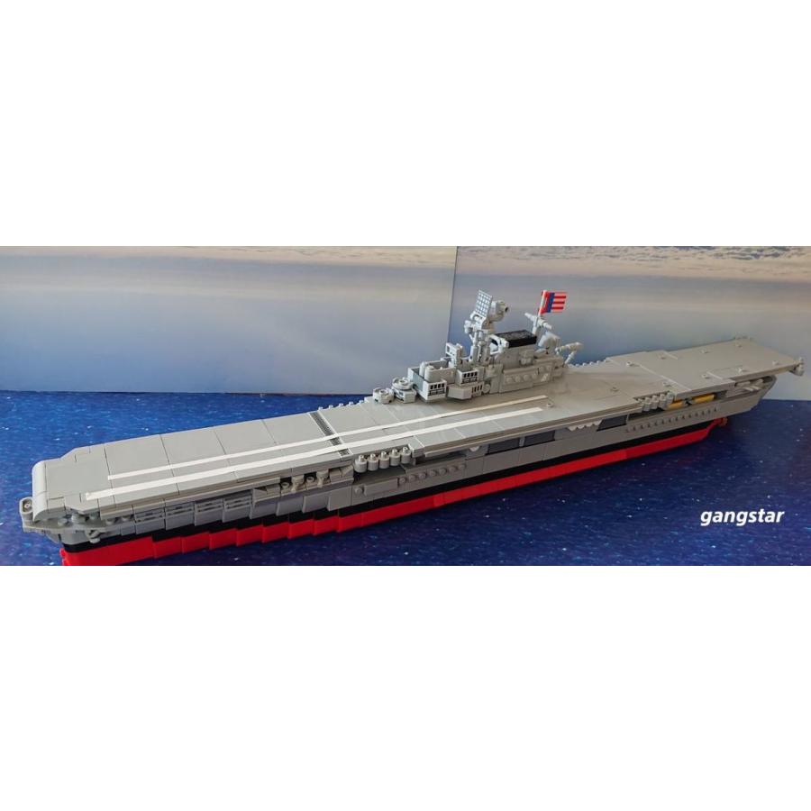 レゴ LEGO ブロック 互換 船 戦艦 空母 アメリカ軍 航空母艦ホーネット 