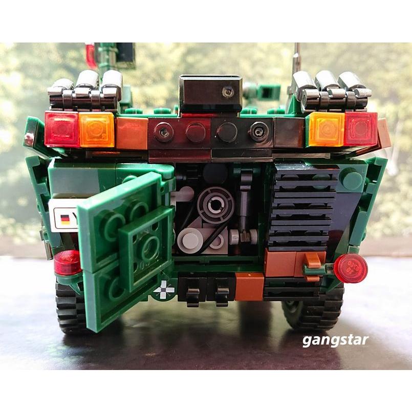 レゴ　LEGO　ブロック　互換　車　装甲車　ドイツ　フェネックLGS(軽装甲偵察車)　　ミリタリーブロック模型　　国内より発送｜gangstar｜08