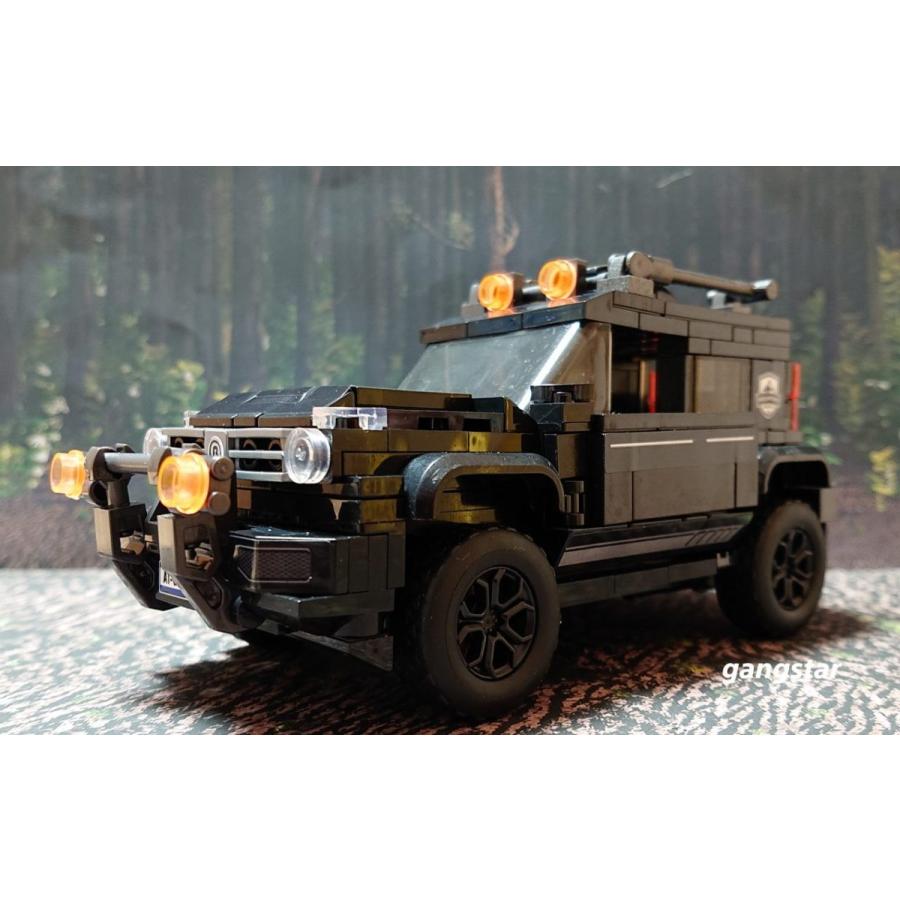 レゴ LEGO ブロック 互換 車 スポーツカー 4輪駆動車 Gクラス モデル 