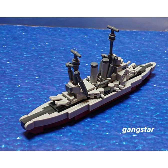 レゴ　LEGO　ブロック　互換　船　戦艦　イギリス　キングジョージ５世級戦艦　ミリタリーブロック｜gangstar｜17