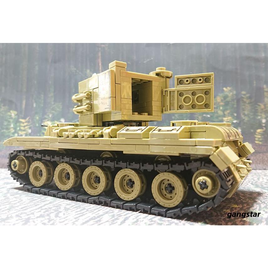 レゴ LEGO ブロック 互換 戦車 ソビエト KV-2 重戦車(ギガント