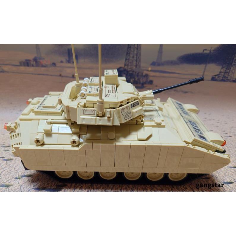 箱入り】 レゴ LEGO ブロック 互換 車 装甲車 戦車 アメリカ M2 
