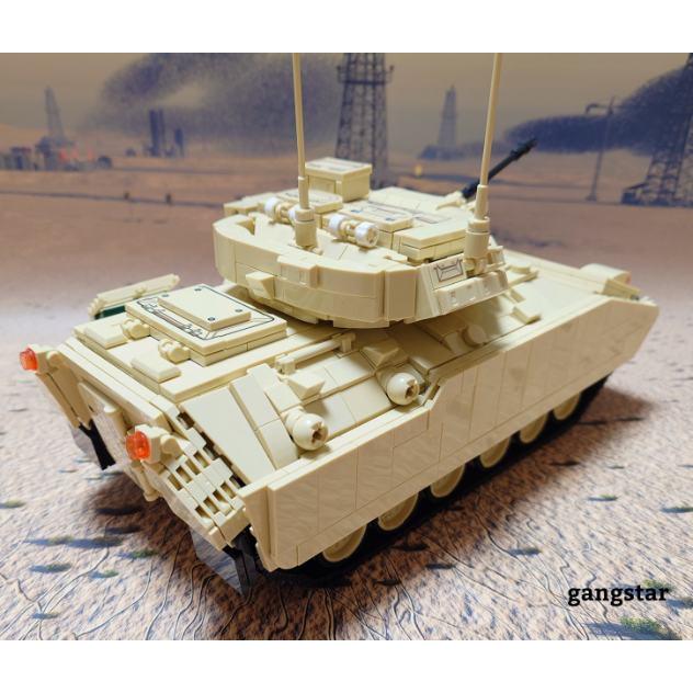 箱入り】 レゴ LEGO ブロック 互換 車 装甲車 戦車 アメリカ M2 