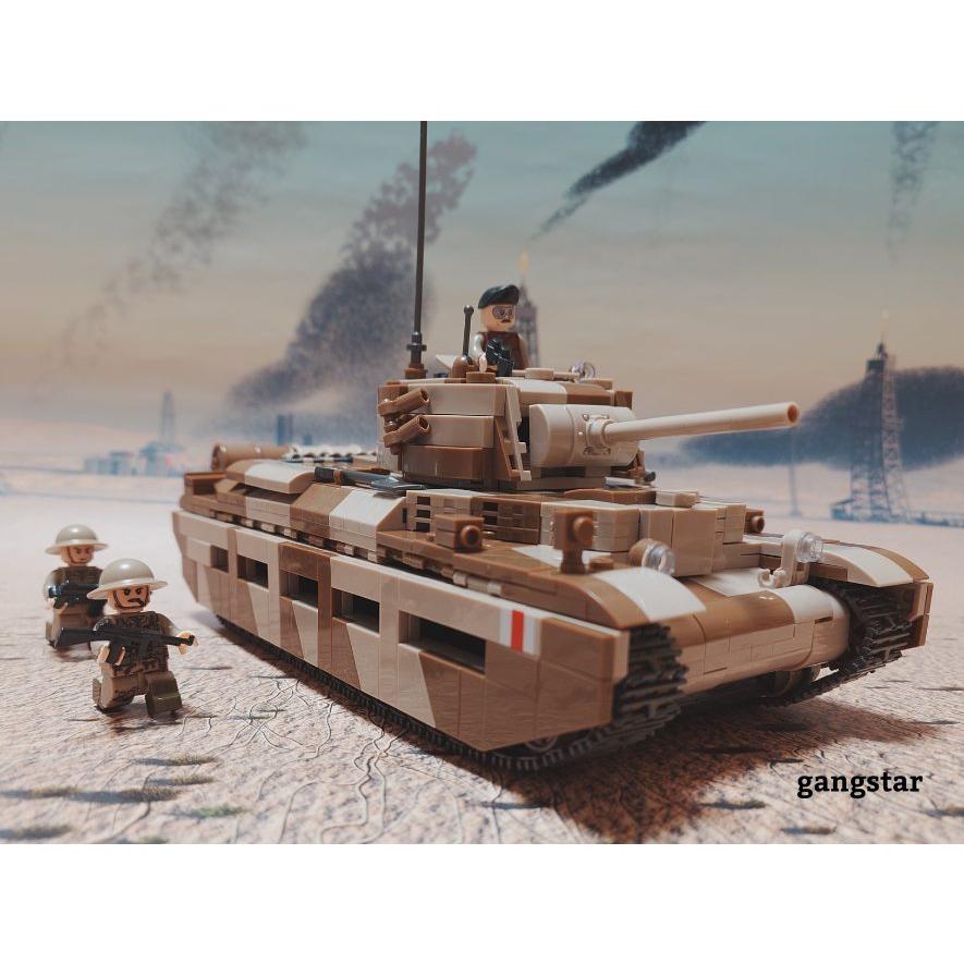 レゴ　LEGO　ブロック　互換　車　戦車　イギリス　マチルダII歩兵戦車　ミリタリーブロック模型　　国内より発送｜gangstar｜16