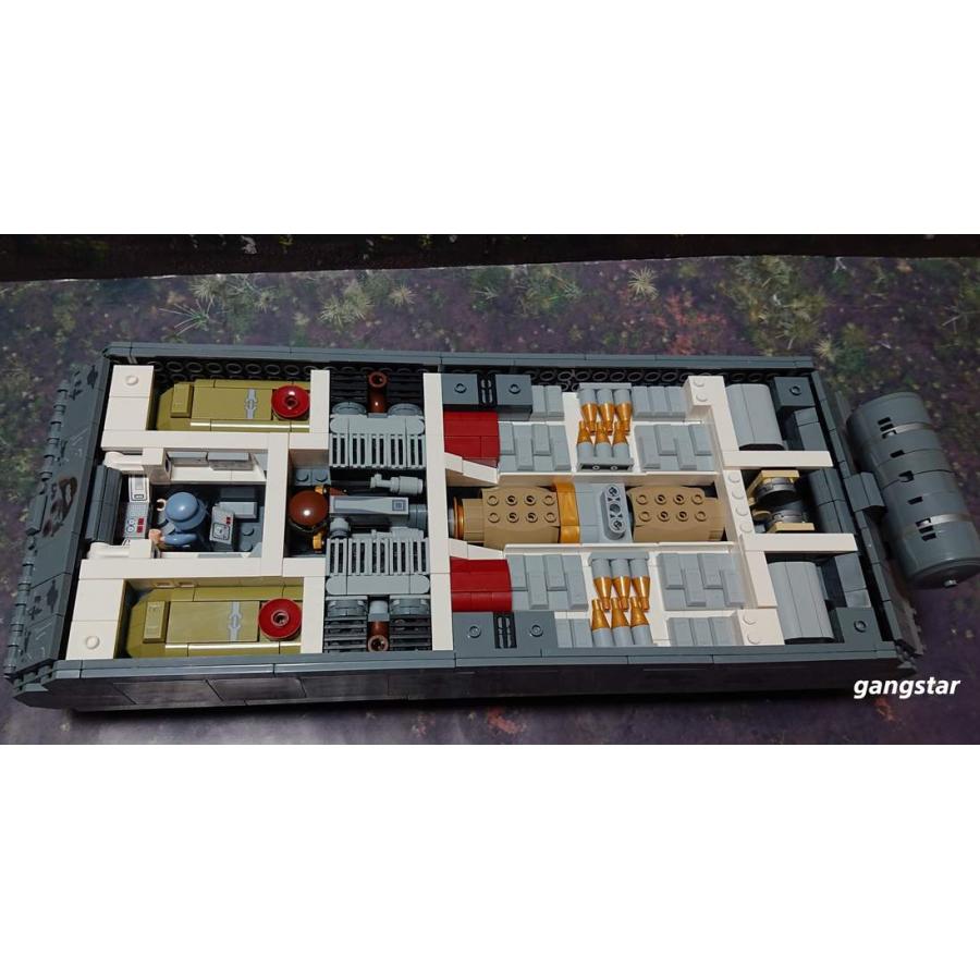 【箱入り】　レゴ　LEGO　ブロック　互換　車　戦車　ドイツ　VIII号戦車　マウス 超重戦車　ミリタリーブロック模型　　国内より発送_15