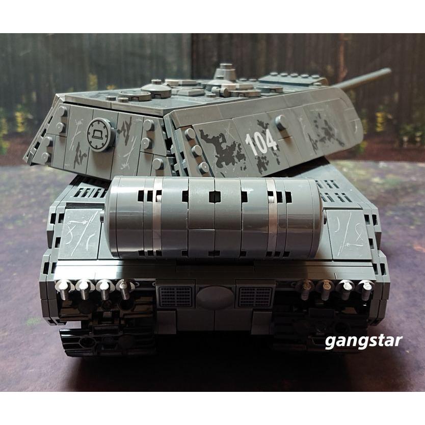 【箱入り】　レゴ　LEGO　ブロック　互換　車　戦車　ドイツ　VIII号戦車　マウス 超重戦車　ミリタリーブロック模型　　国内より発送_9