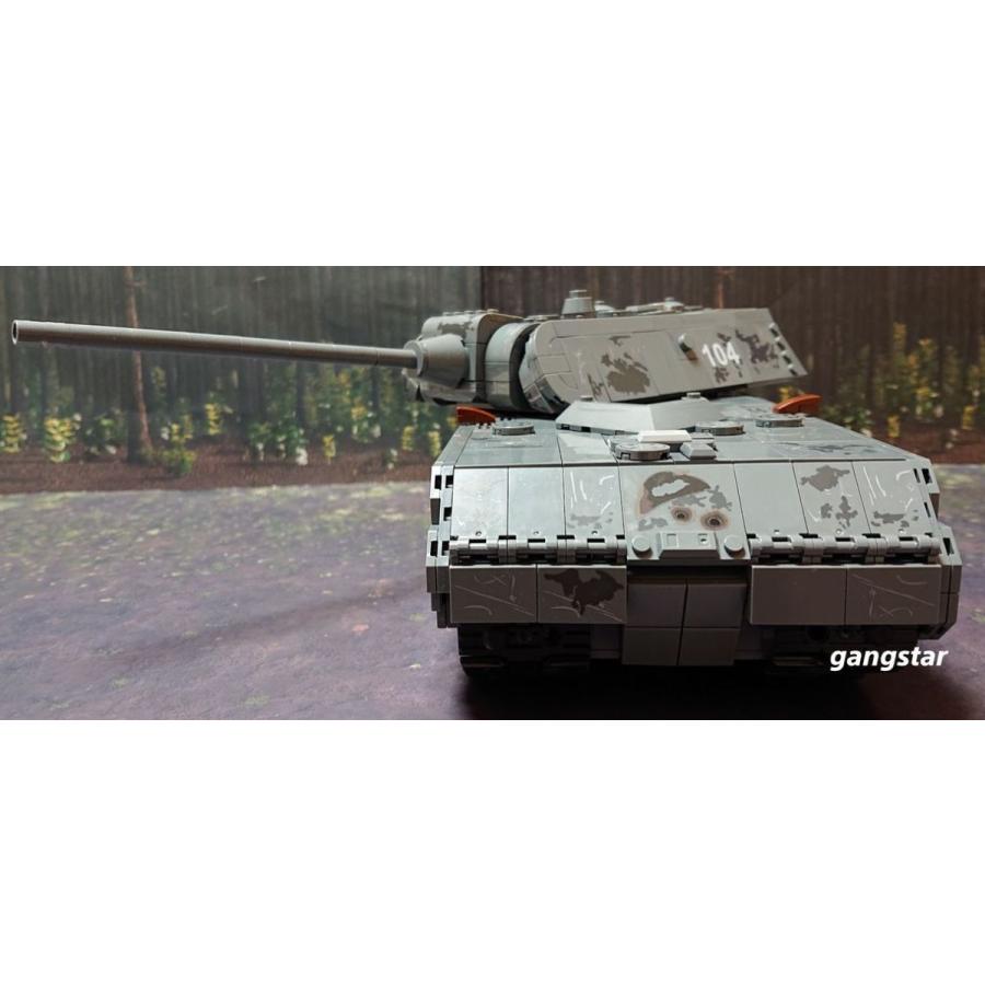 レゴ　LEGO　ブロック　互換　車　戦車　ドイツ　VIII号戦車　マウス 超重戦車　ミリタリーブロック模型　　国内より発送_2