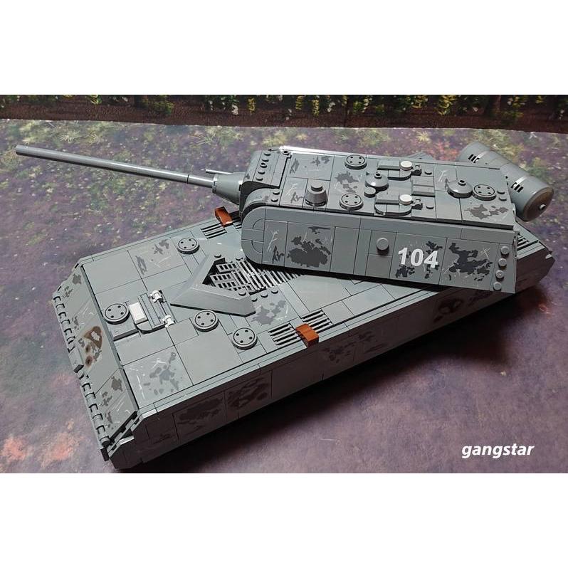レゴ　LEGO　ブロック　互換　車　戦車　ドイツ　VIII号戦車　マウス 超重戦車　ミリタリーブロック模型　　国内より発送_9