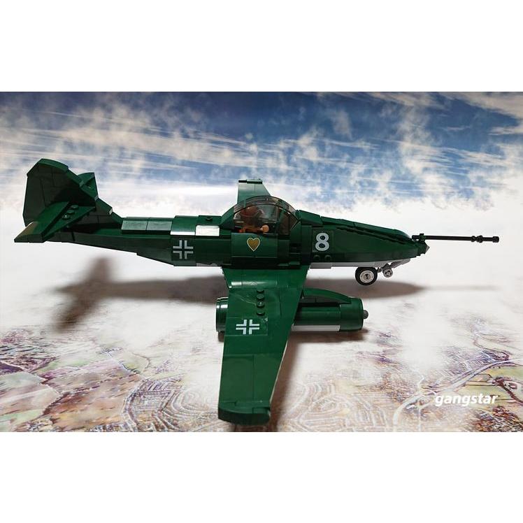 レゴ　LEGO　ブロック　互換　飛行機　戦闘機　ドイツ　メッサーシュミット　Me262 シュヴァルベ　ミリタリーブロック模型　　国内より発送　｜gangstar｜14