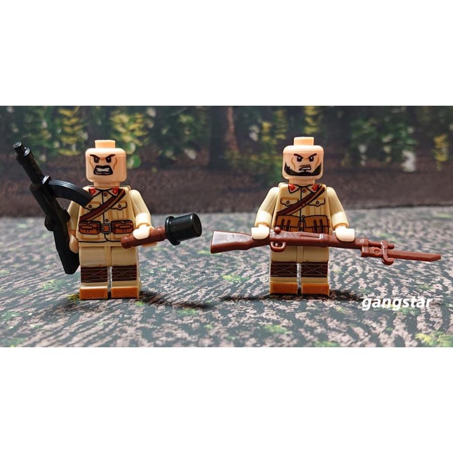 レゴ LEGO ブロック 互換 ミニフィグ 人形 日本軍兵士6人 