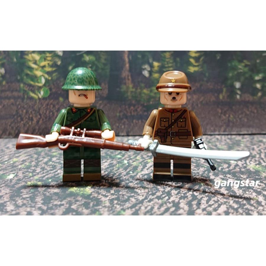 レゴ　LEGO　ブロック　互換　ミニフィグ　人形　日本軍兵士６人&アクセサリーセット　ミリタリーブロック模型　　国内より発送｜gangstar｜09