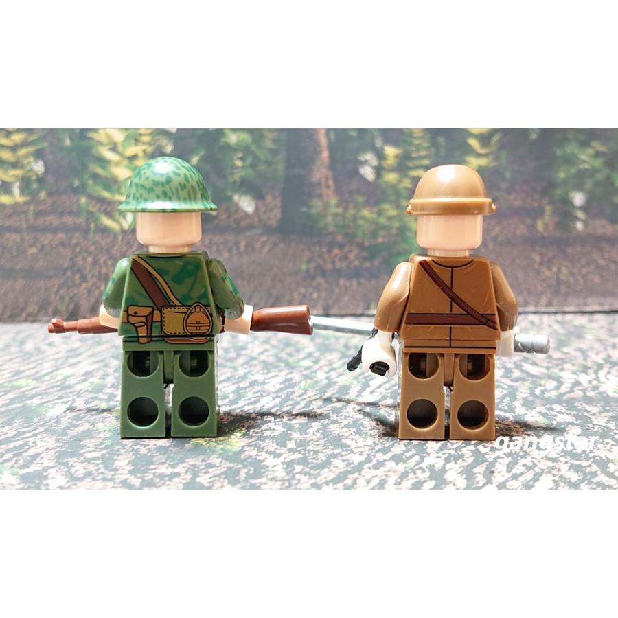 レゴ LEGO ブロック 互換 ミニフィグ 人形 日本軍兵士6人 