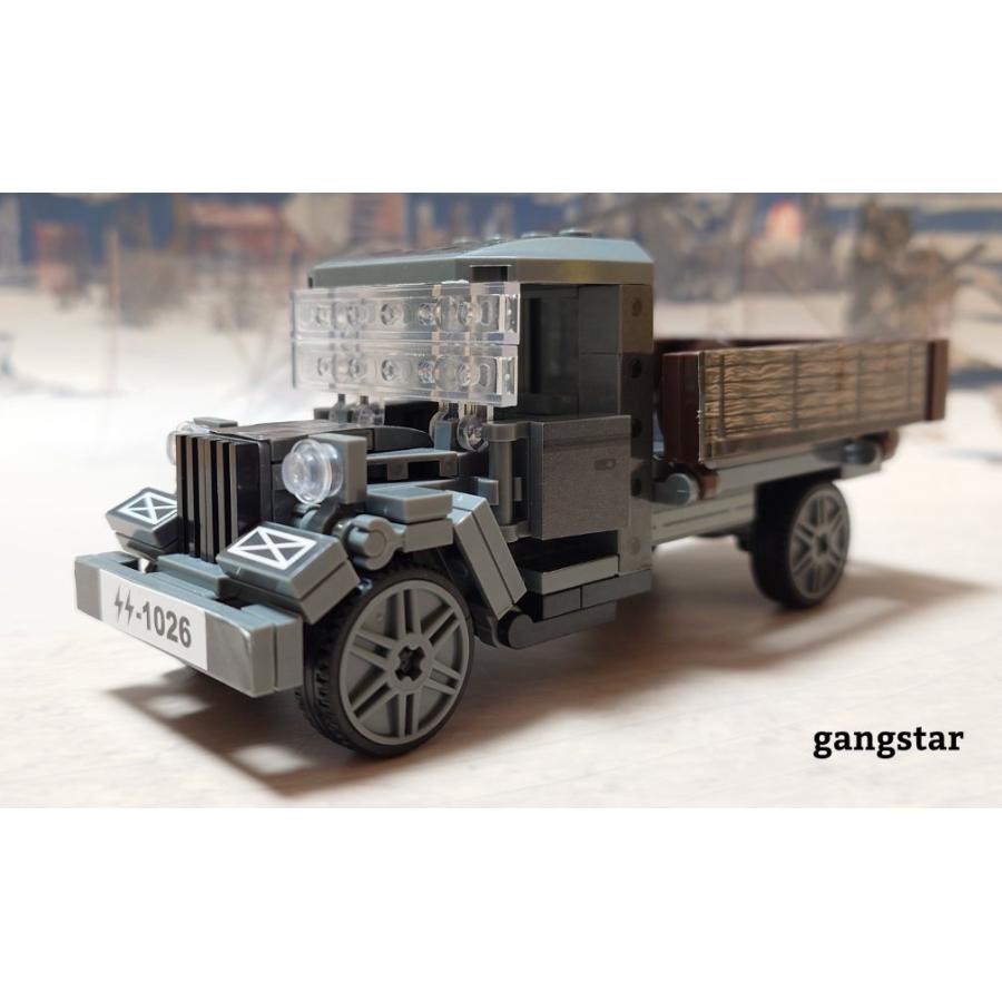 レゴ LEGO ブロック 互換 車 装甲車 ドイツ オペル ブリッツ トラック 
