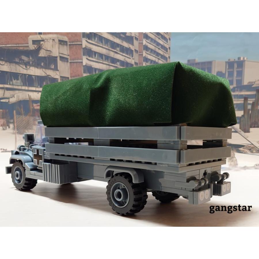 互換品 レゴ LEGO ブロック 互換 車 装甲車 ドイツ オペル ブリッツ 幌