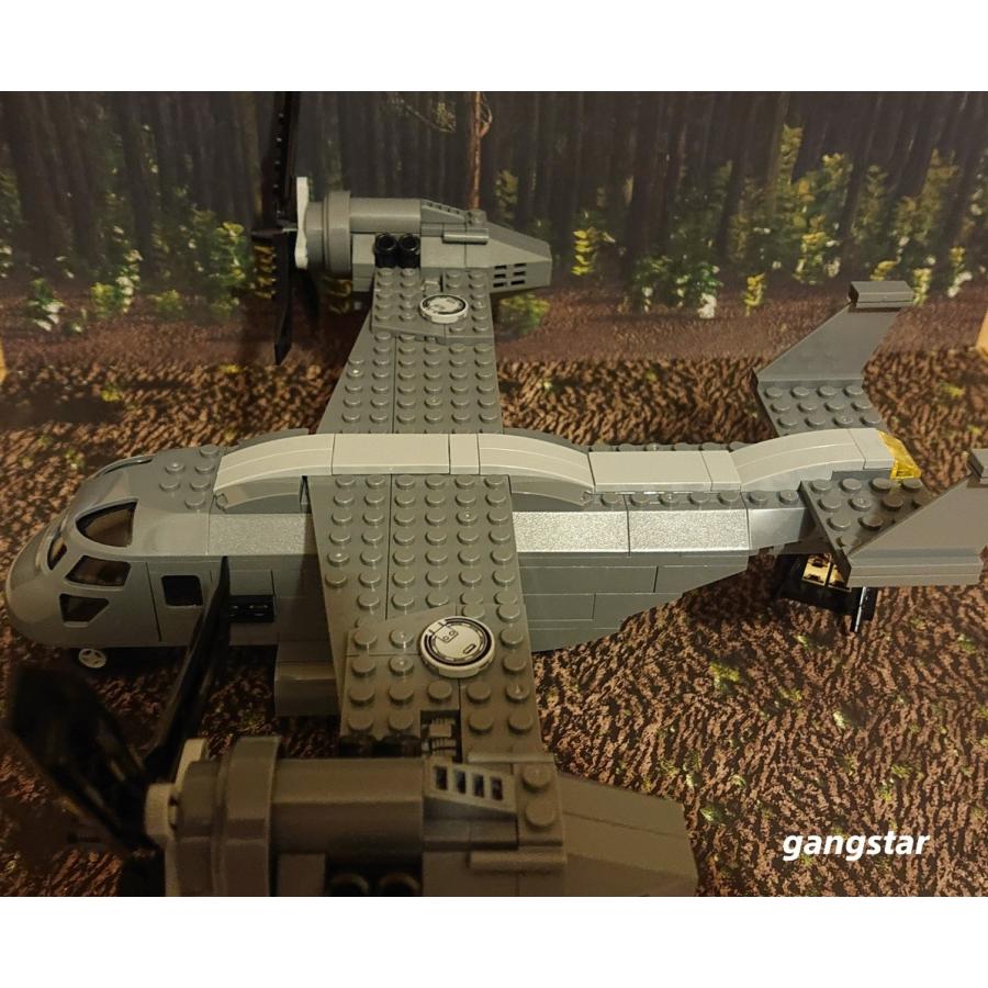 レゴ LEGO ブロック 互換 飛行機 ヘリコプター USA アメリカ軍 V-22 オスプレイ ミリタリーブロック模型 国内より発送 ガングスターヤフーショッピング店 - 通販 - Yahoo ショッピング