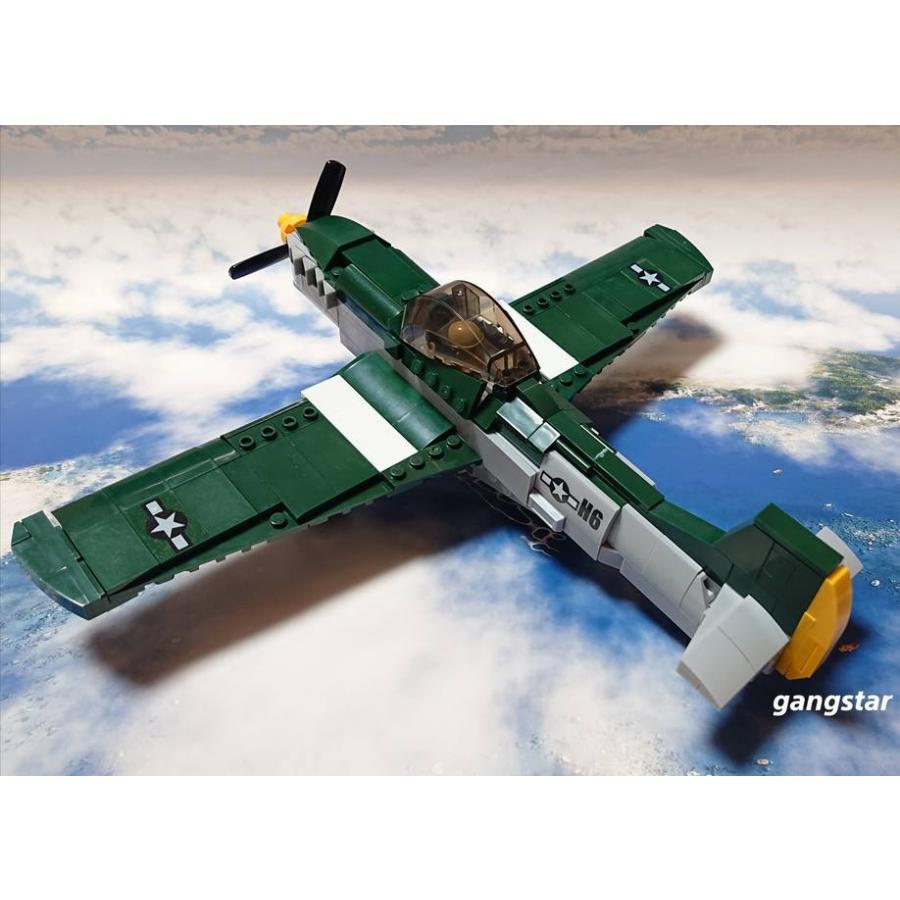 互換品 レゴ LEGO ブロック 互換 飛行機 戦闘機 アメリカ P51