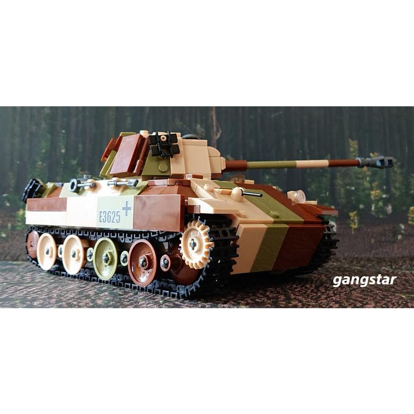 レゴ LEGO ブロック 互換 車 戦車 ドイツ V号戦車パンター中戦車 