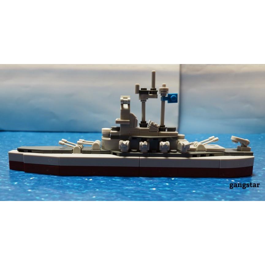 レゴ　LEGO　ブロック　互換　船　戦艦　アメリカ　サウスダコタ級戦艦　ミリタリーブロック｜gangstar｜18