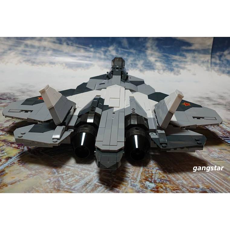 レゴ　LEGO　ブロック　互換　飛行機　戦闘機　SU57 フェロン　多用途ステルス戦闘機　ミリタリーブロック模型　　国内より発送　｜gangstar｜15