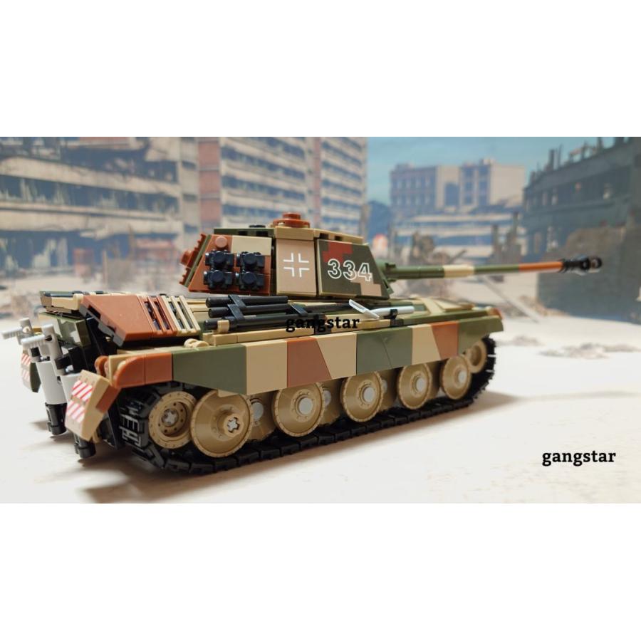 互換品 レゴ LEGO ブロック 互換 車 戦車 ドイツ VI号戦車 ティーガー 