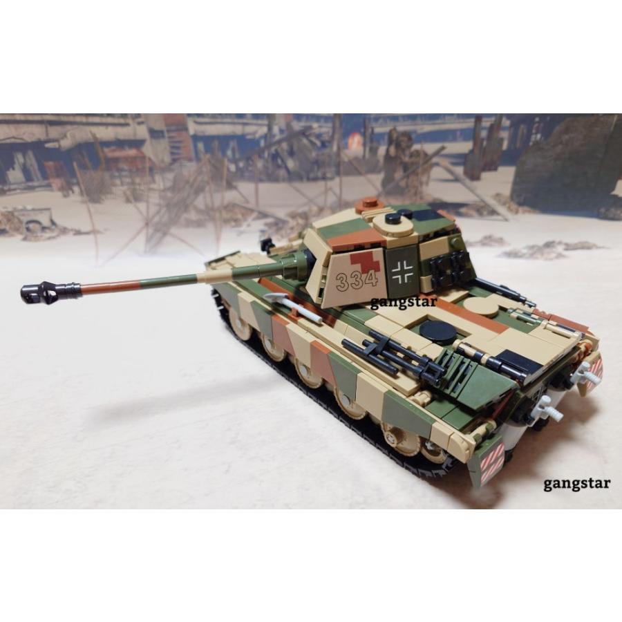 互換品 レゴ LEGO ブロック 互換 車 戦車 ドイツ VI号戦車 ティーガー 