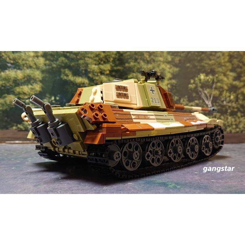 レゴ LEGO ブロック 互換 戦車 ドイツ VI号戦車ティーガーII重