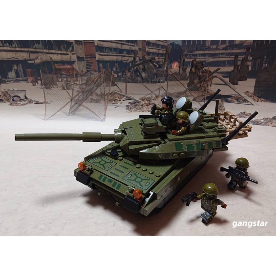 レゴ　LEGO　ブロック　互換　車　戦車　日本　自衛隊　１０式戦車　主力戦車　ミリタリーブロック模型　　国内より発送｜gangstar｜15