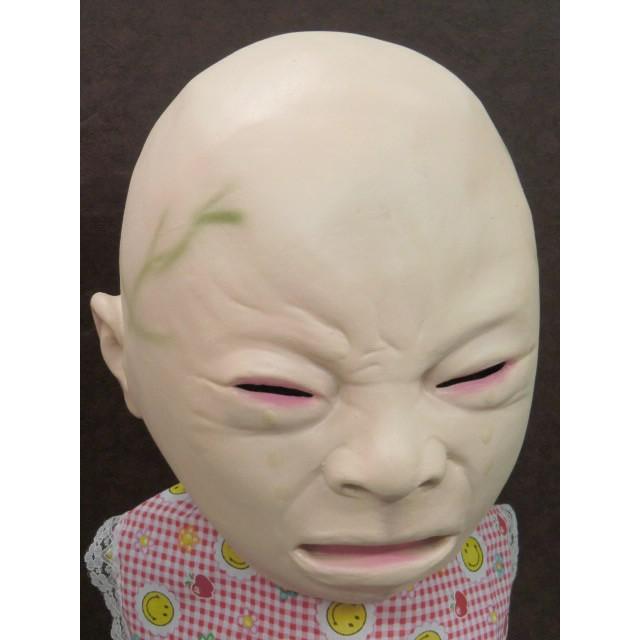 泣き顔の赤ちゃんマスク ベイビークライ 超 面白いかぶりものです 1 玩具問屋 上野屋 通販 Yahoo ショッピング