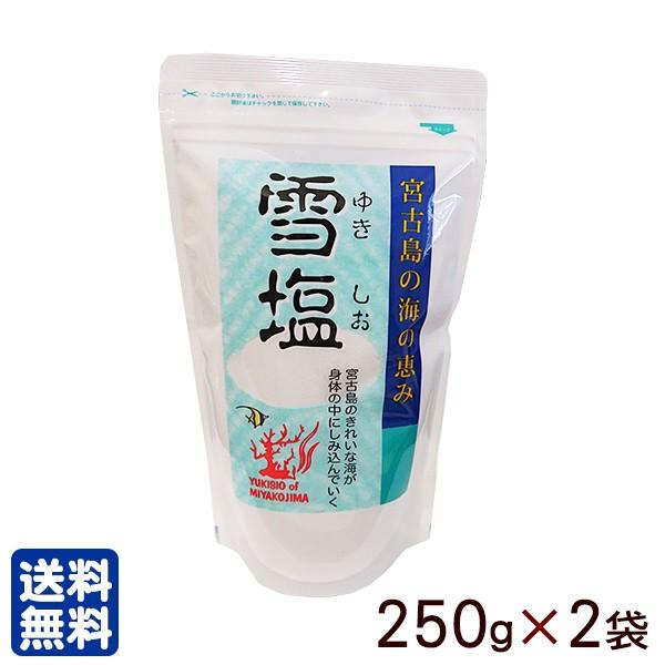 雪塩（ゆきしお）250g×2袋（ レターパック発送）｜ganju