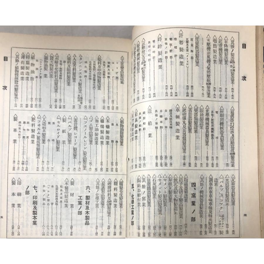 全国工場通覧 昭和9年版 商工省 、日刊工業新聞社 、昭9 、1206p