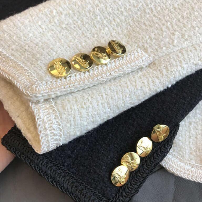ツイードジャケット ノーカラージャケット レディース ジャケット 春 秋 ママスーツ フォーマル ノーカラー ツイード 春 オフィスカジュアル 上品の画像