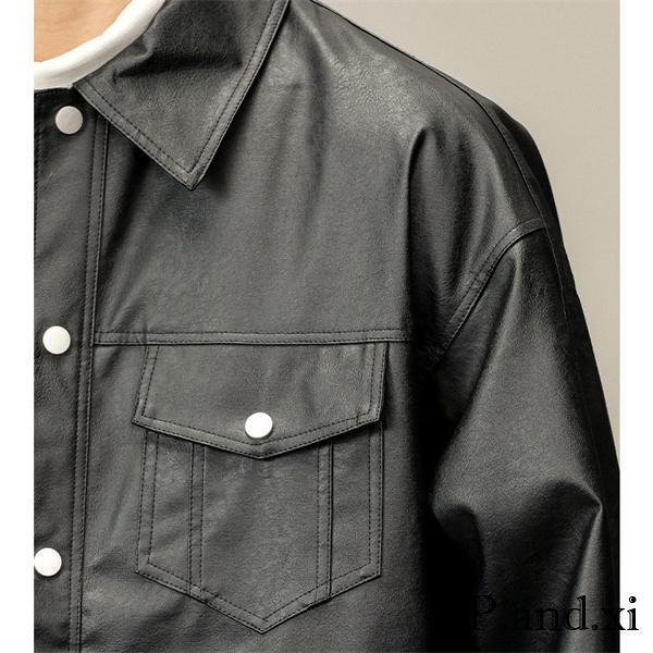 革ジャン メンズ レザージャケット ライダース 冬 テーラード 