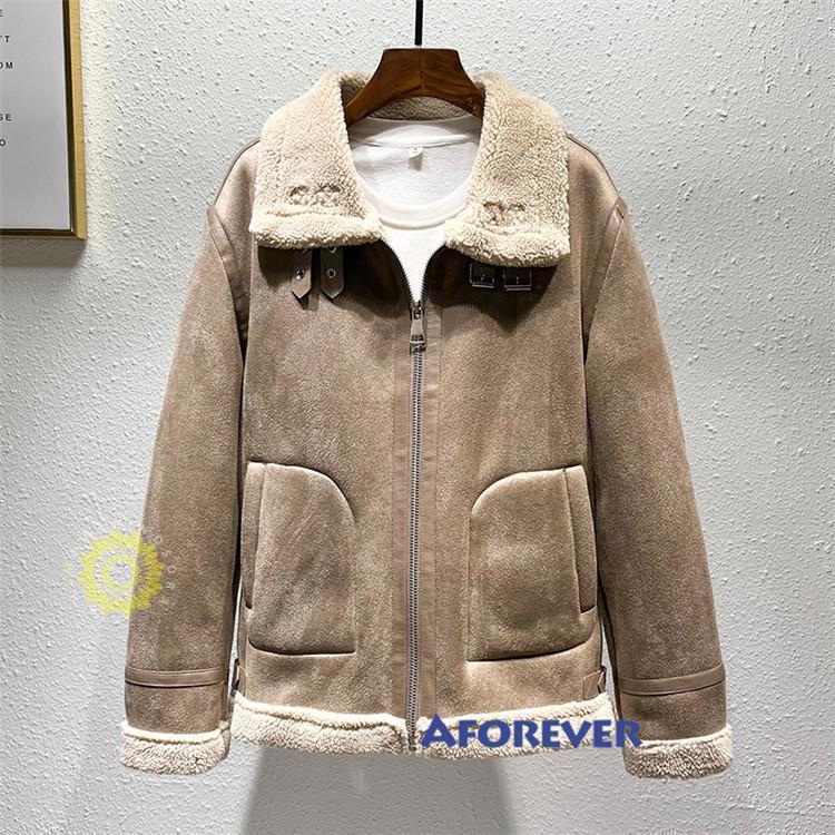 ムートンコート メンズ ジャケット 冬春 ブルゾン ボアジャケット 裏 