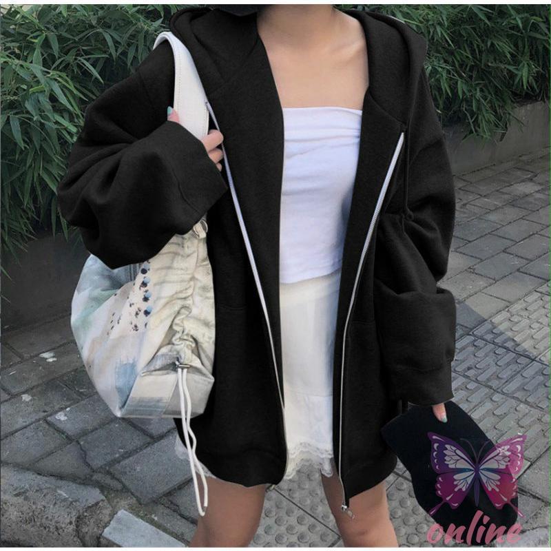 トップス パーカー ゆったり ストレッチ レディース きれいめジップパーカー カーディガン フード付き 長袖 秋服 着痩せ 羽織 体型カバー | ブランド登録なし | 13