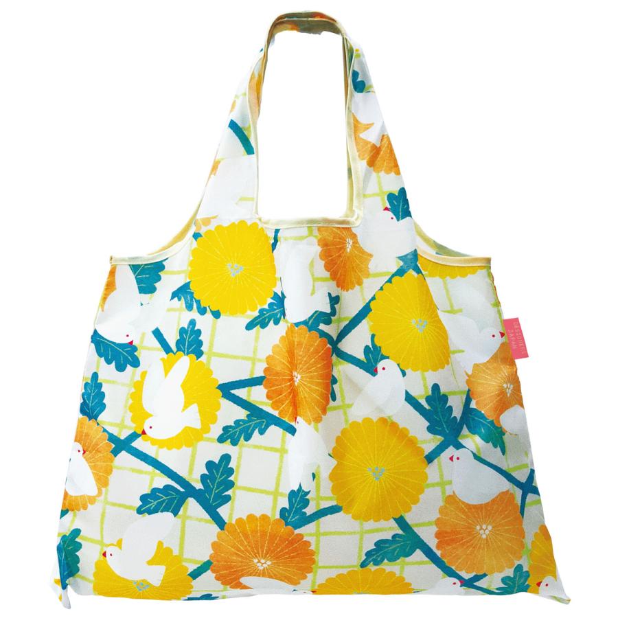 2WAYエコバッグ MUM 鳥と花 DESIGNERS JAPAN | 