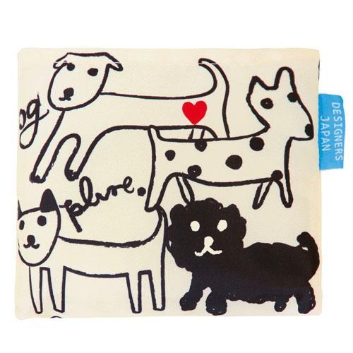 2WAYエコバッグ モノトーンドッグ DESIGNERS JAPAN 犬柄 |  | 01