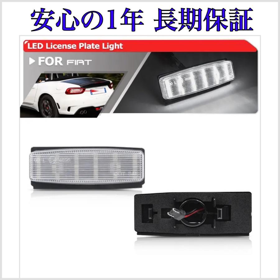 アバルト（ABARTH） 124スパイダー (NF2EK) LED ナンバー灯 ライセンス