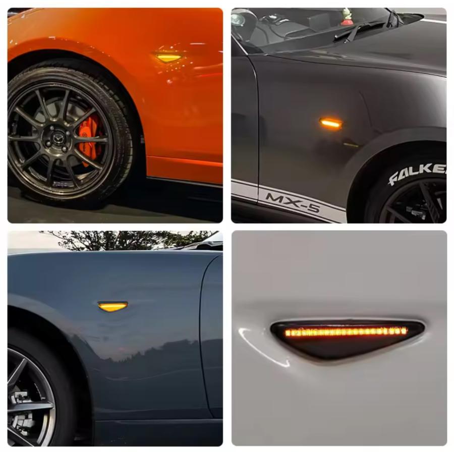 ロードスター ND系 RF NDERC LED サイドマーカー ウインカー クリア