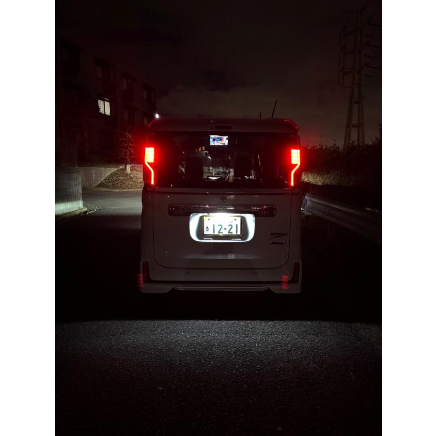 スペーシア カスタム MK94S ハイブリッド GS LED ナンバー灯
