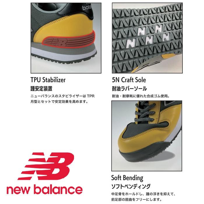 安全靴 new balance Portland MF PL-382MF PL-582MF PL-883MF マイクロ