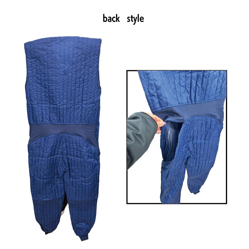 防寒キルトインナースーツ タケヤ衣料 No.660 3L/4L ネイビー 上下