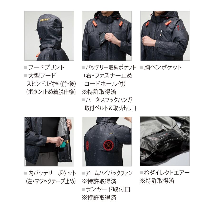 バートル 空調作業服 AC2091HB ハイバック ブルゾン AC10 AC10-2 フル