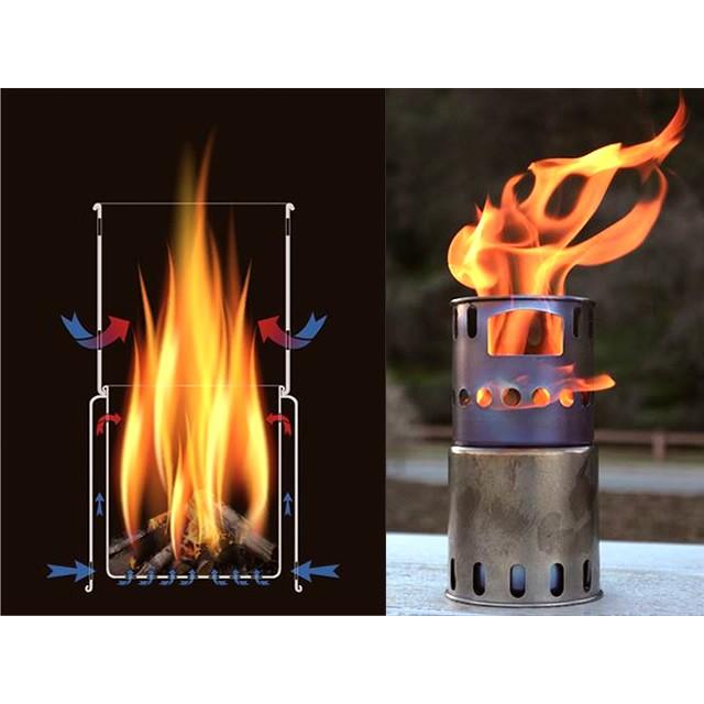 TOAKSウッドバーニングストーブ❗ ウッドバーニングストーブは高火力で軽量コンパクト！ハイカーに