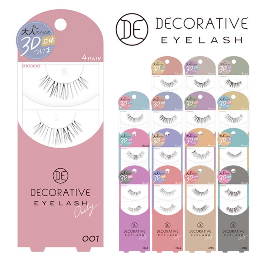 デコラティブアイラッシュ 4ペア入り DECORATIVE EYELASH つけまつげ